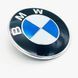 Эмблема на крышку багажника BMW синий и белый 74мм 327058 фото 2