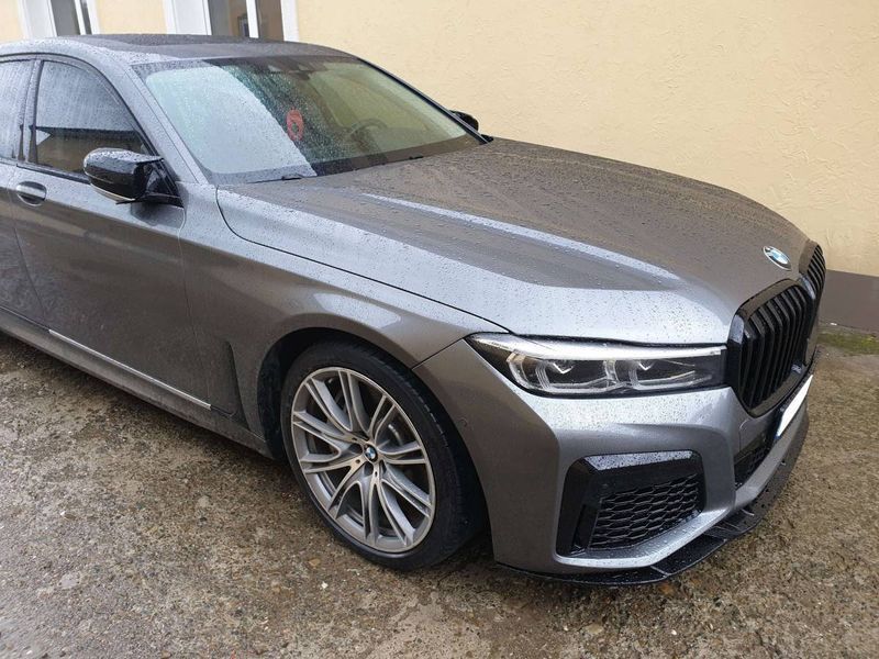 Накладки на пороги (M-Paket) под проекцию на BMW 7 G11, G12 2019-2023 429801 фото