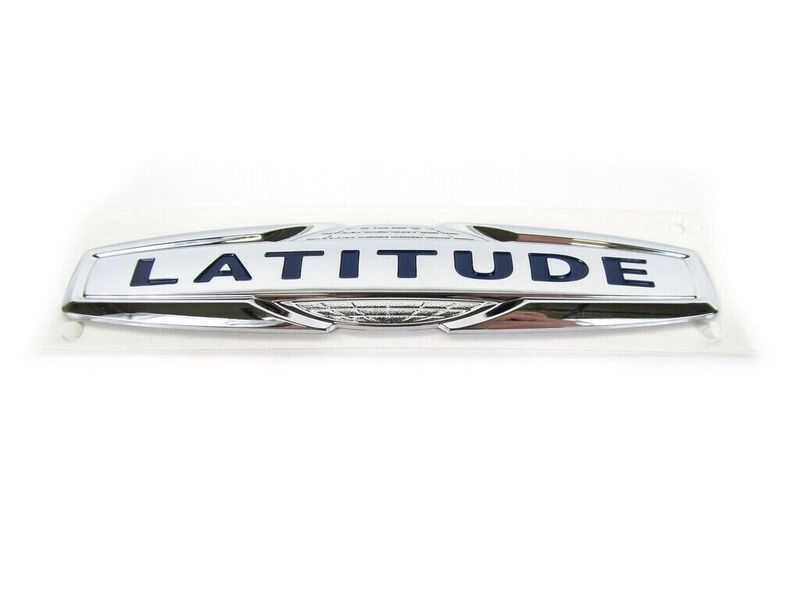 Автологотип емблема напис Jeep Latitude 68161450AD хром 418212 фото