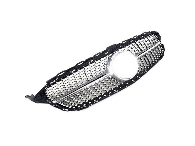 Решетка радиатора на Mercedes C-class W205 2014-2018 Diamond Silver 429932 фото Решетка радиатора на Mercedes C-class W205 2014-2018 Diamond Silver 429932 фото