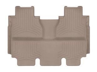 3D килимки для Toyota Tundra 2014-2019 CrewMax бежеві задні WeatherTech HP 450938IM 242524 фото