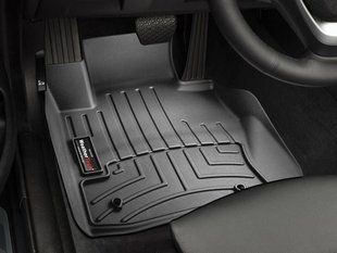 3D коврики для BMW 4 F32 2013- черные передние WeatherTech 445701 141435 фото