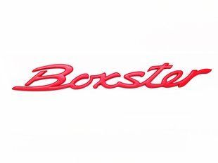 Автологотип емблема напис Porsche Boxster Red червоний 9865592370070C 522550 фото