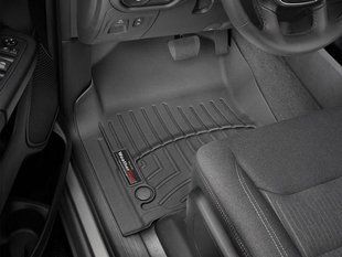 3D килимки для Dodge Ram 2019- чорні передні WeatherTech 4414281 98167 фото