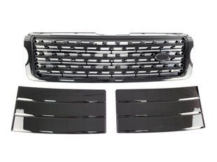 Решітка радіатора на Land Rover Range Rover 2013-2017 + жабри Black 427486 фото