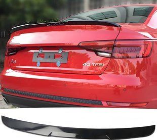 Спойлер на Audi A4 B9 2015- V3 чорний глянець 431451 фото
