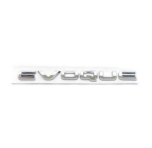 Автологотип емблема напис Range Rover Evoque хром на кришку багажника 418141 фото