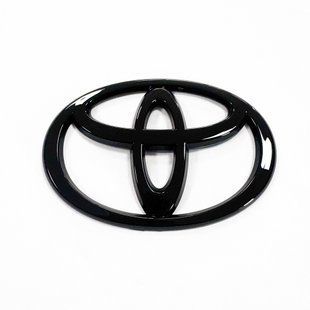 Автологотип шильдик эмблема Toyota Black глянец 120мм 426083 фото