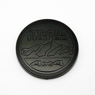 Автологотип емблема напис Jeep Snow Mountain Trail Rated black 68248807AA 260960 фото