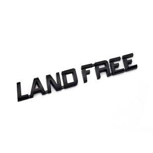 Автологотип емблема напис Toyota LandFree Black глянець 426176 фото
