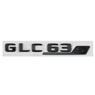 Автологотип емблема напис Mercedes GLC63s Black Package чорний глянець 407925 фото