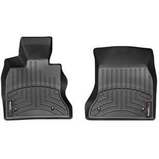 3D килимки для BMW 5 F07 2009-2017 Gran Turismo RWD чорні передні WeatherTech 443071 98122 фото