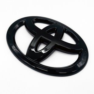 Автологотип емблема Toyota Black глянець 120мм накладка 426083 фото