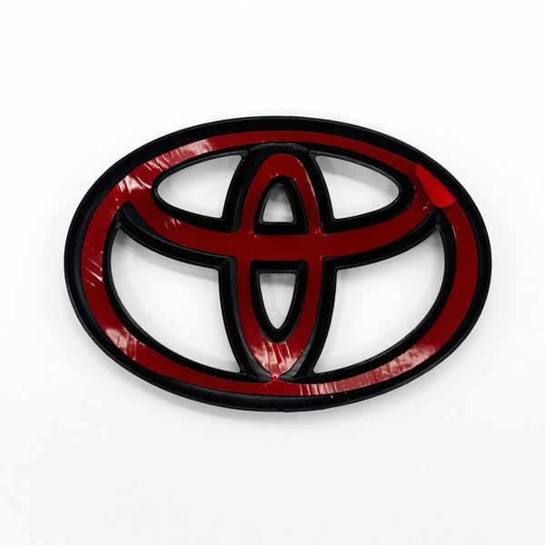 Автологотип шильдик эмблема Toyota Black глянец 120мм накладка 426083 фото