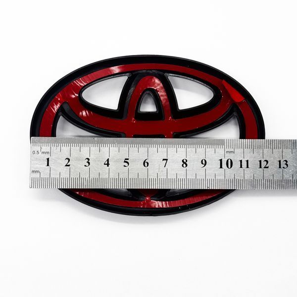 Автологотип шильдик эмблема Toyota Black глянец 120мм накладка 426083 фото