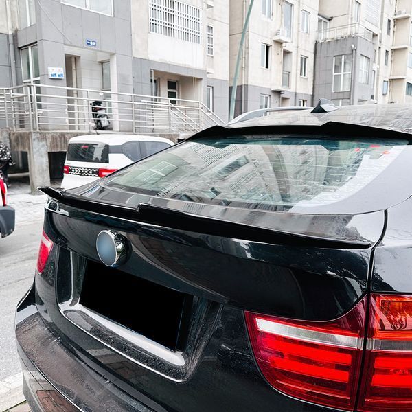 Спойлер на BMW X6 E71 2008-2014 M4 style чорний глянець 523270 фото