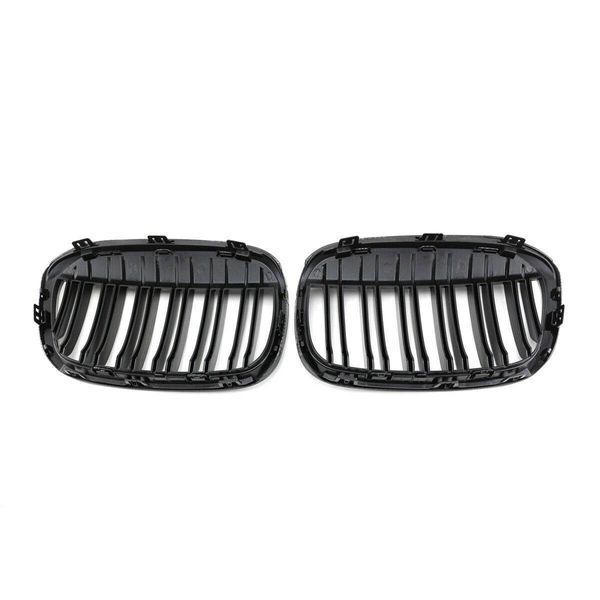 Решетка радиатора на BMW X1 F48 2015-2019 аквапринт под карбон 355211 фото Решетка радиатора на BMW X1 F48 2015-2019 аквапринт под карбон 355211 фото