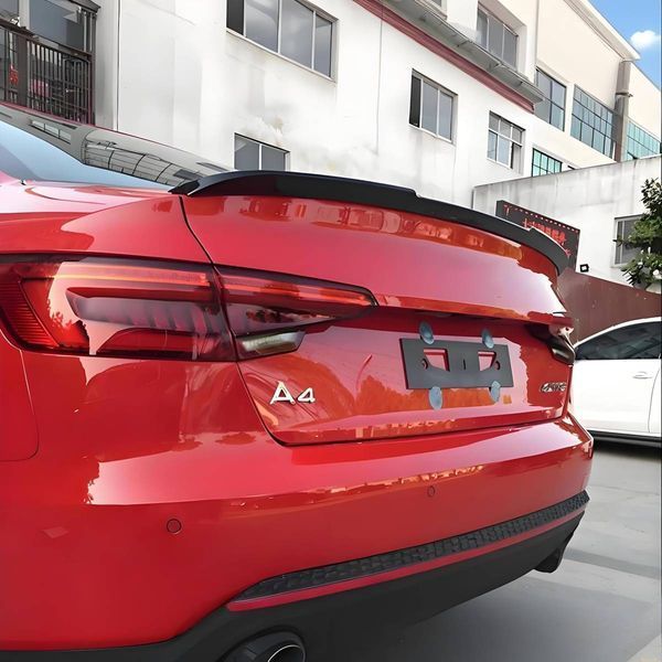 Спойлер на Audi A4 B9 2015- V3 чорний глянець 431451 фото