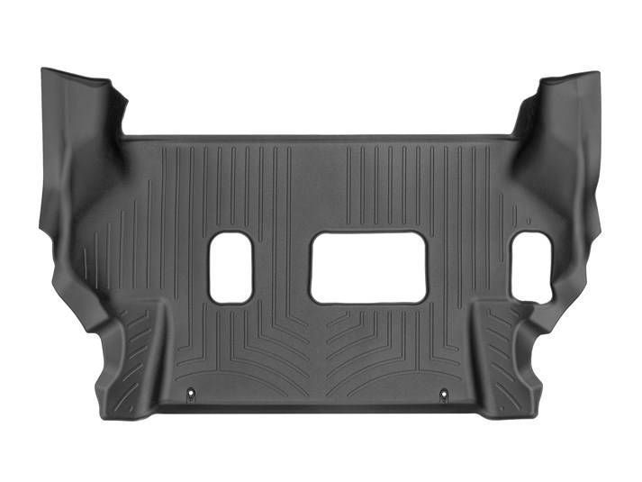 3D килимки для Infiniti QX56, QX80 2010-, Nissan Armada 2017- чорні 3 ряд Bench Seats WeatherTech 449562 141337 фото