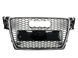 Решітка радіатора на Audi A4 B8 2007-2011 стиль RS4 Chrome Black 427272 фото 3