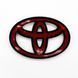 Автологотип шильдик эмблема Toyota Black глянец 120мм накладка 426083 фото 2
