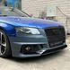 Передній бампер на Audi A4 B8 2007-2011 стиль RS4 B9 V1 522178 фото 7