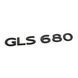 Автологотип емблема напис Mercedes GLS680 X167 Black Package чорний глянець 400141 фото 1
