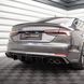 Дифузор заднього бампера на Audi A5 S5 Coupe Sportback 2016-2019 Maxton Design чорний глянець 430324 фото 5