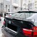 Спойлер на BMW X6 E71 2008-2014 M4 style чорний глянець 523270 фото 2