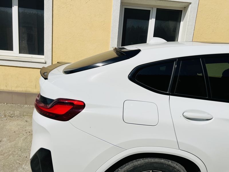 Спойлер на BMW X4 G02 2018- верхний чорний глянець 521472 фото