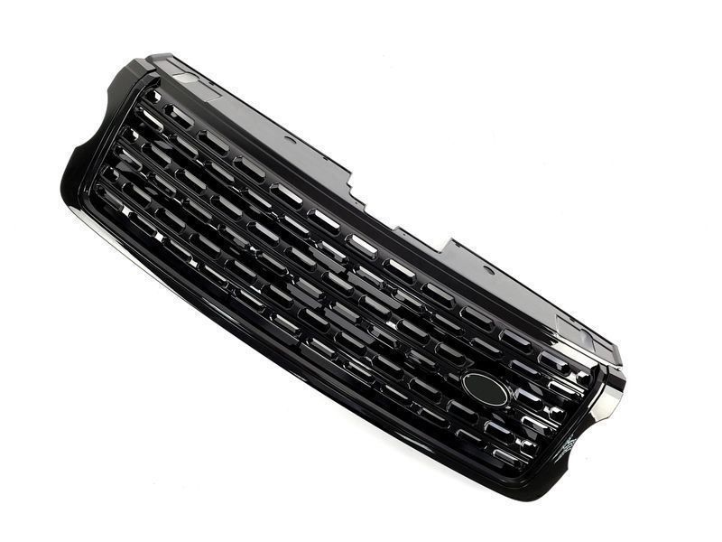 Решетка радиатора на Land Rover Range Rover 2013-2017 + жабры Black 427486 фото