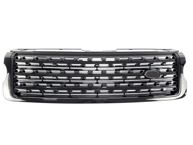 Решетка радиатора на Land Rover Range Rover 2013-2017 + жабры Black 427486 фото