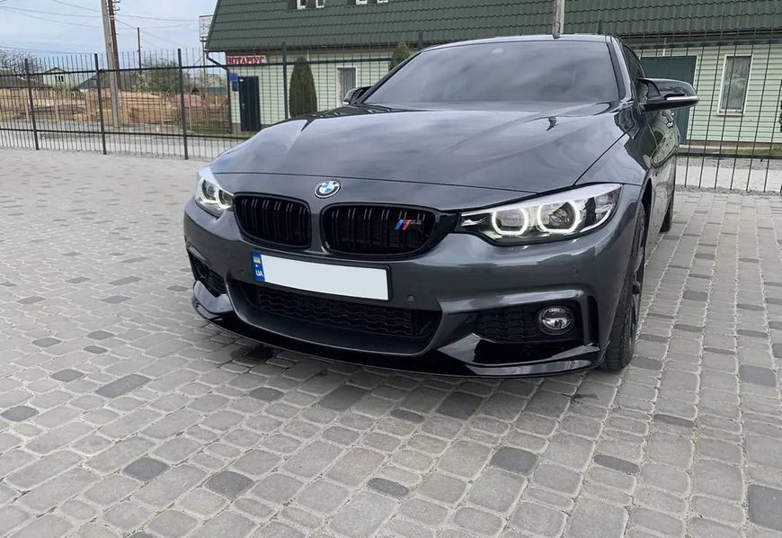 Сплітер переднього бамперу на BMW 4 F32, F33 2013-2020 M-Performance V2 429682 фото