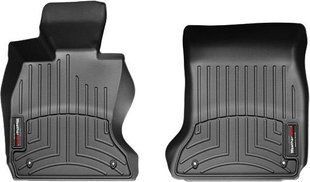 3D килимки для BMW 7 F01, F02 2008-2015 X-drive чорні передні WeatherTech 443751 141576 фото