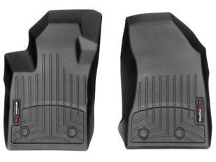 3D килимки для Jeep Compass 2017- чорні передні WeatherTech 4412051 46364 фото