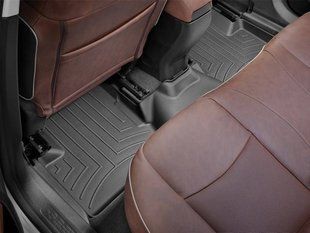 3D килимки для Fiat 500X 2015- чорні задні WeatherTech 448402 98168 фото