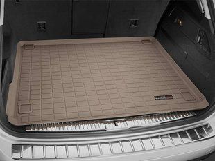 Килимок у багажник для Volkswagen Touareg 2010-2018 бежевий WeatherTech 41508 46072 фото