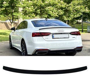 Спойлер на Audi A5 2016-2020 V2 чорний глянець 431450 фото