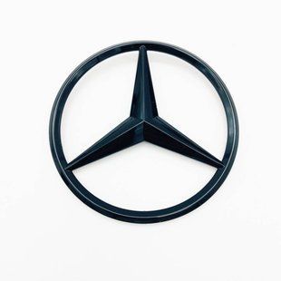 Задня емблема Mercedes 100мм чорний глянець 521794 фото
