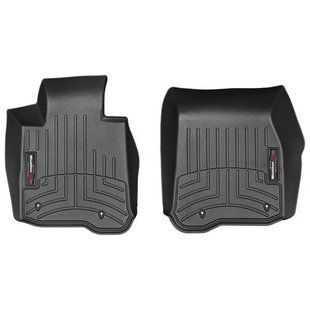 3D килимки для BMW 4 F32, F33, F36, F82 2014- RWD чорні передні WeatherTech 445601 317112 фото