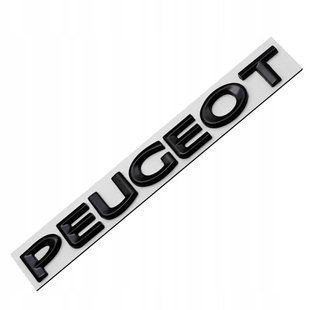 Автологотип емблема напис Peugeot Black Pack Edition 190мм 417276 фото