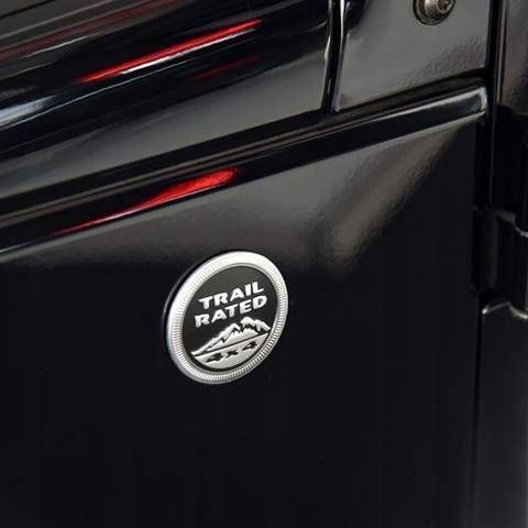 Автологотип шильдик эмблема Jeep Snow Mountain Trail Rated black chrom 68248807AA 260957 фото