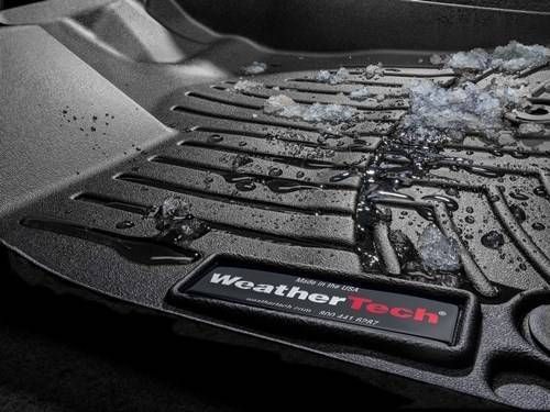3D коврики для Mercedes EQB X243 2022- черные передние WeatherTech 4417721 415094 фото