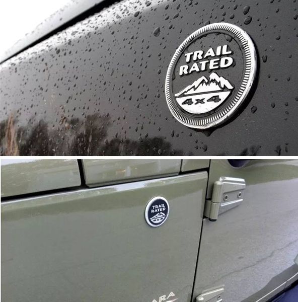 Автологотип шильдик эмблема Jeep Snow Mountain Trail Rated black chrom 68248807AA 260957 фото
