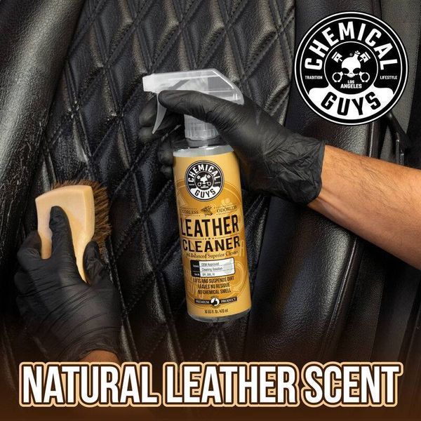 Щітка Chemical Guys Long Bristle Horse Hair Leather Cleaning Brush з кінського волосся 409696 фото