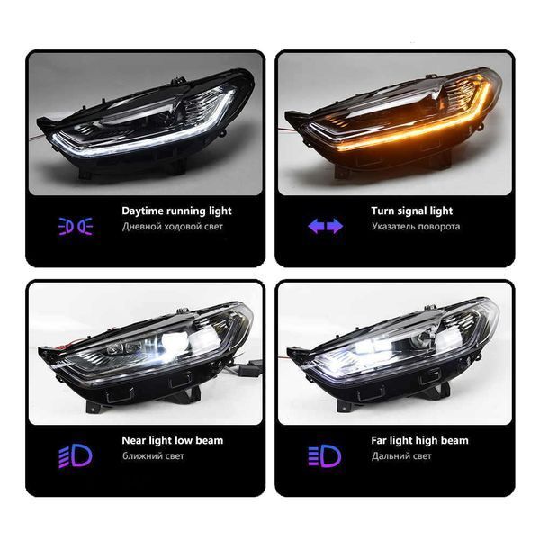 Передние фары на Ford Mondeo, Fusion 2012-2017 HID Headlight 430432 фото