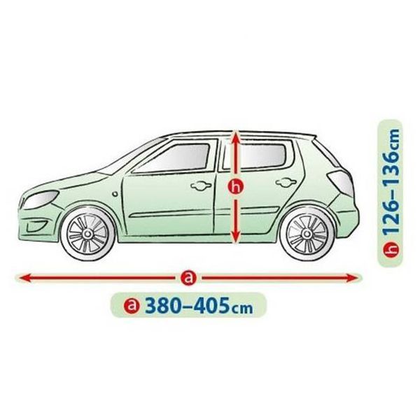 Тент автомобильный Kia Rio 2011-2016 Kegel Mobile Garage M2 Hatchback 380-405см 416479 фото Тент автомобильный Kia Rio 2011-2016 Kegel Mobile Garage M2 Hatchback 380-405см 416479 фото