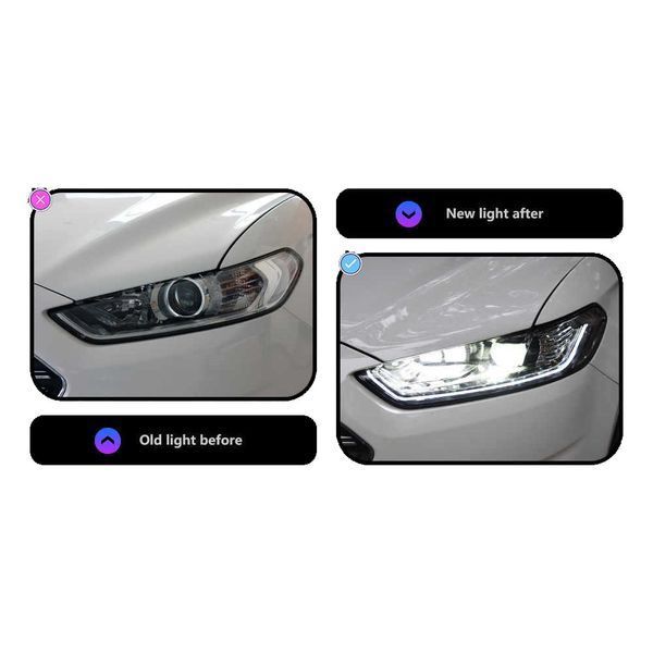 Передние фары на Ford Mondeo, Fusion 2012-2017 HID Headlight 430432 фото