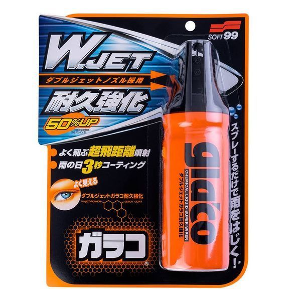 Антидощ для скла Soft99 Glaco W JET Strong 180 мл миттєвої дії 417533 фото