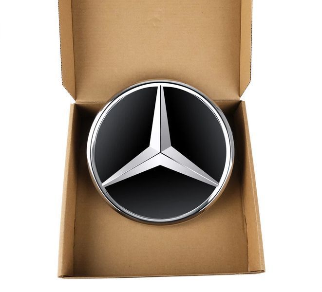 Емблема в решітку радіатора Mercedes E-Class W213 2020-2023 A2138884800 A2139058613 хром 522655 фото